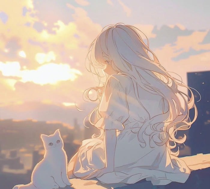 pastel anime girl dp