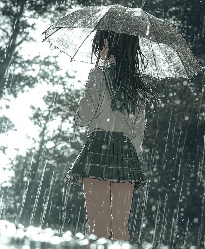 peaceful alone anime dp