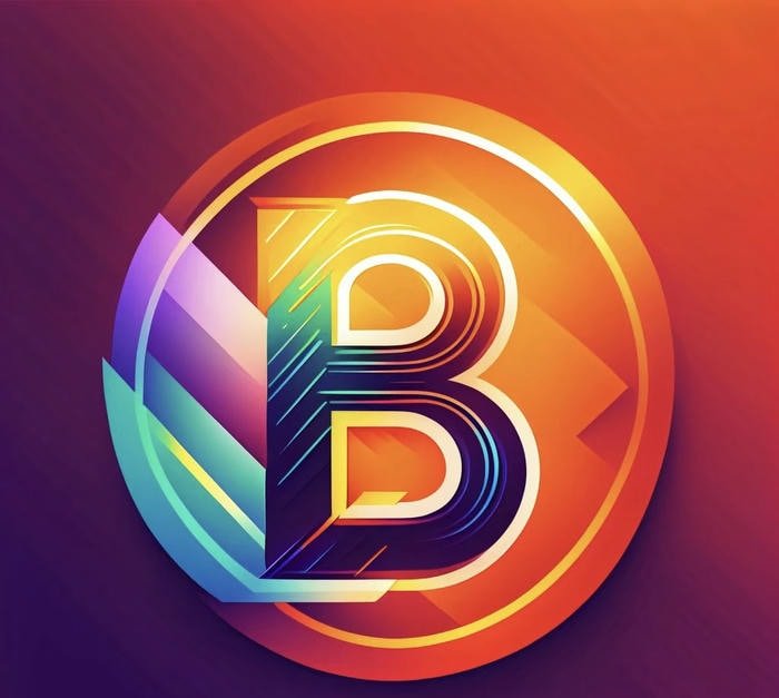 profile logo letter b