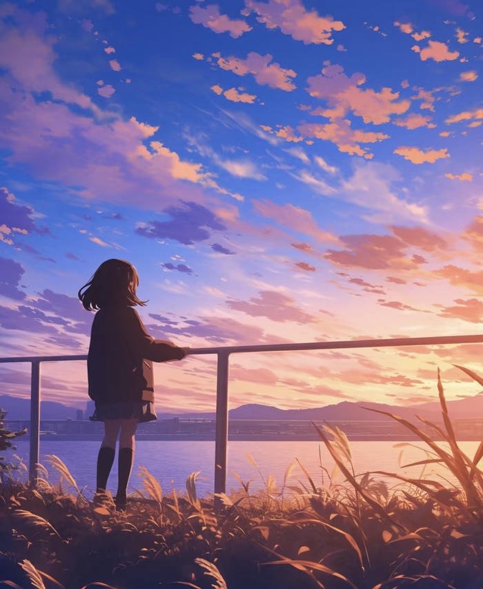 rain aesthetic alone anime dp