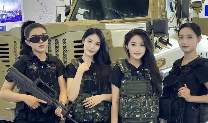 simple army girl dp
