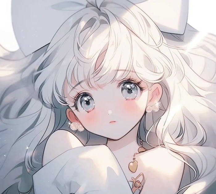 soft tone anime girl dp