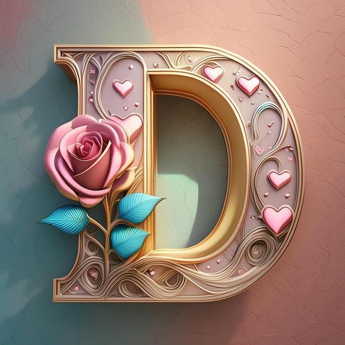 stylish monogram d dp