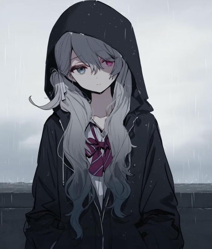 touching scene alone anime dp